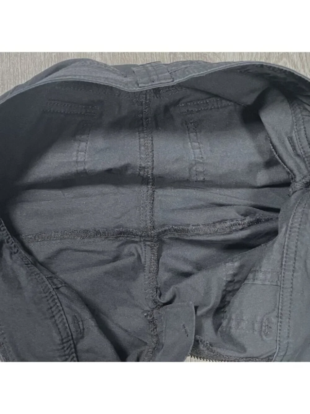 Prana Essex Outdoor Hiking Black Snap Closure Pants - Women Size 2 - Picture 4 of 13